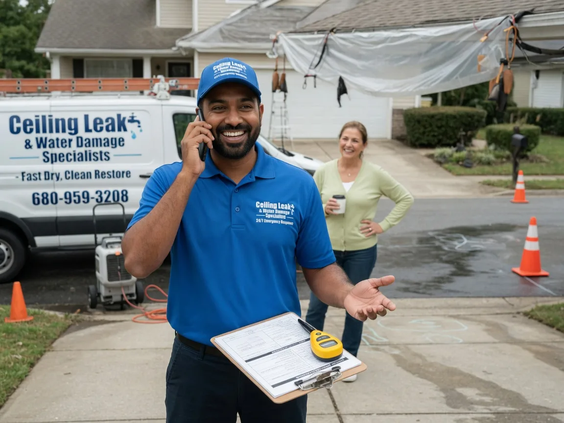 Ceiling Leak Cleanup Dickinson Center, NY FAQs